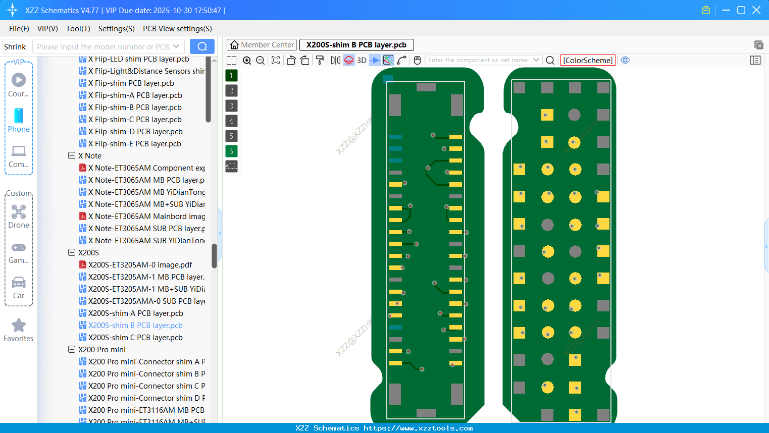 VIVO X200S-shim B PCB Layer